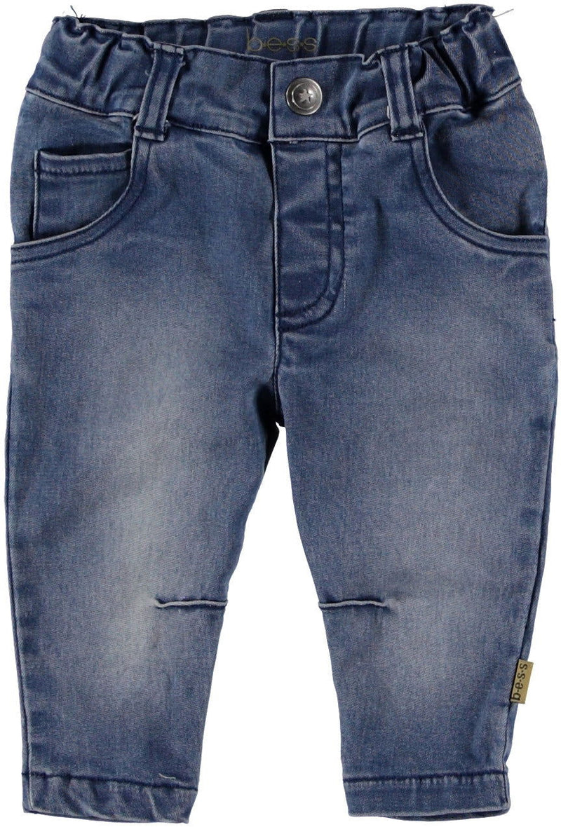 B.E.S.S. Pants 5-pocket Denim - Bubbles & Bo