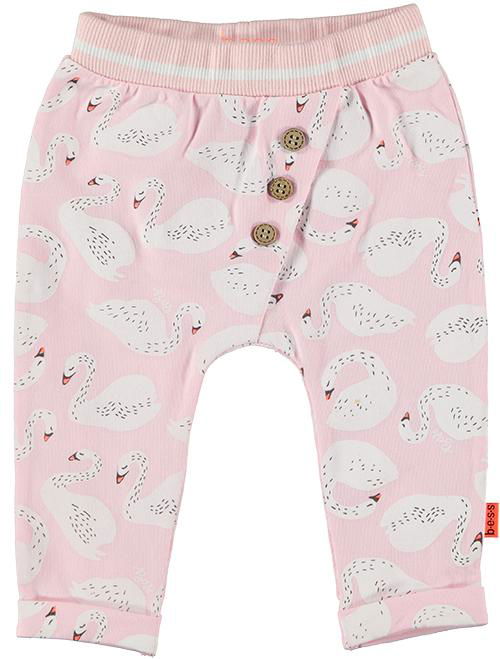 B.E.S.S. Pants AOP Swan - Bubbles & Bo