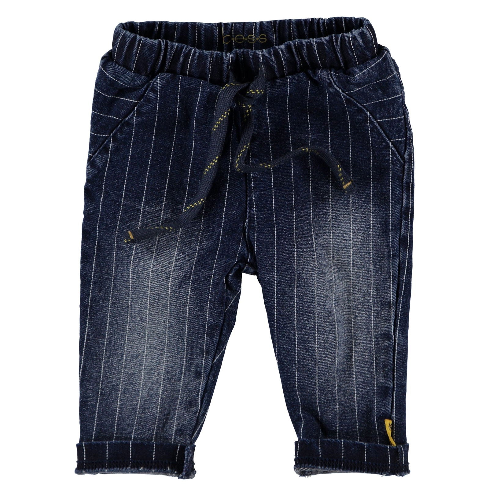 B.E.S.S. Pants Denim Striped - Bubbles & Bo