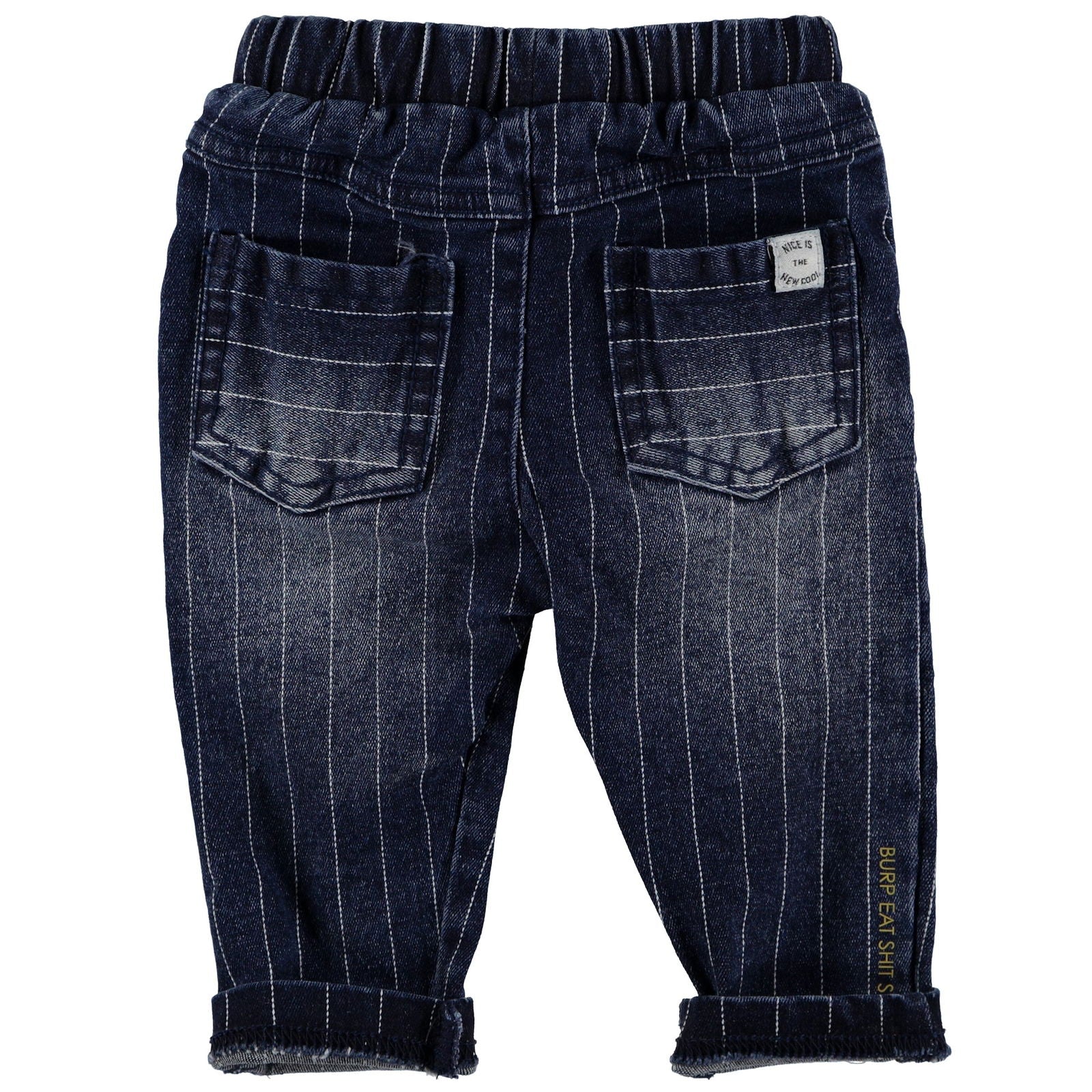 B.E.S.S. Pants Denim Striped - Bubbles & Bo