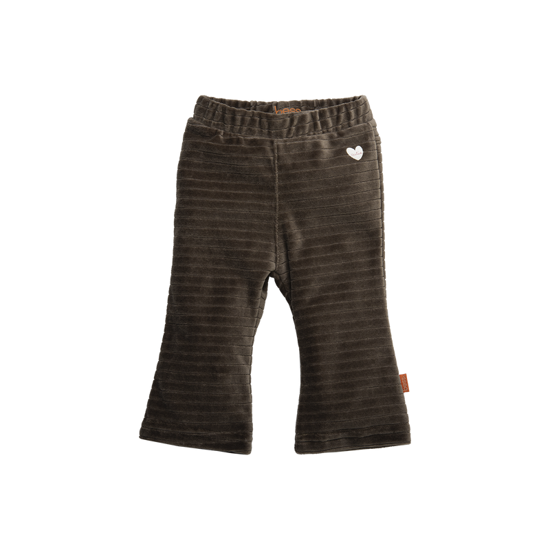 B.E.S.S. Pants Velvet Flared - Bubbles & Bo