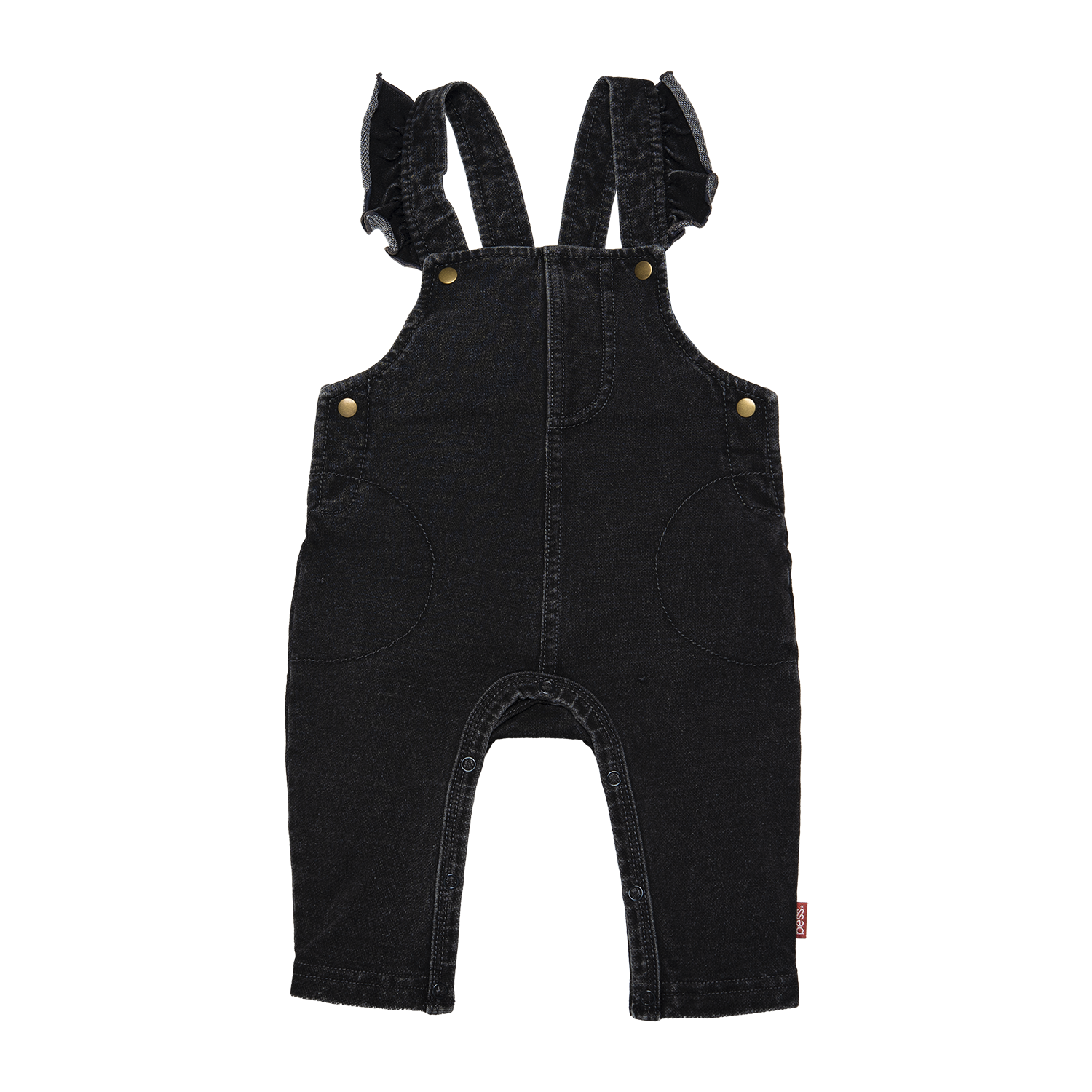 B.E.S.S. Salopette Denim Ruffles