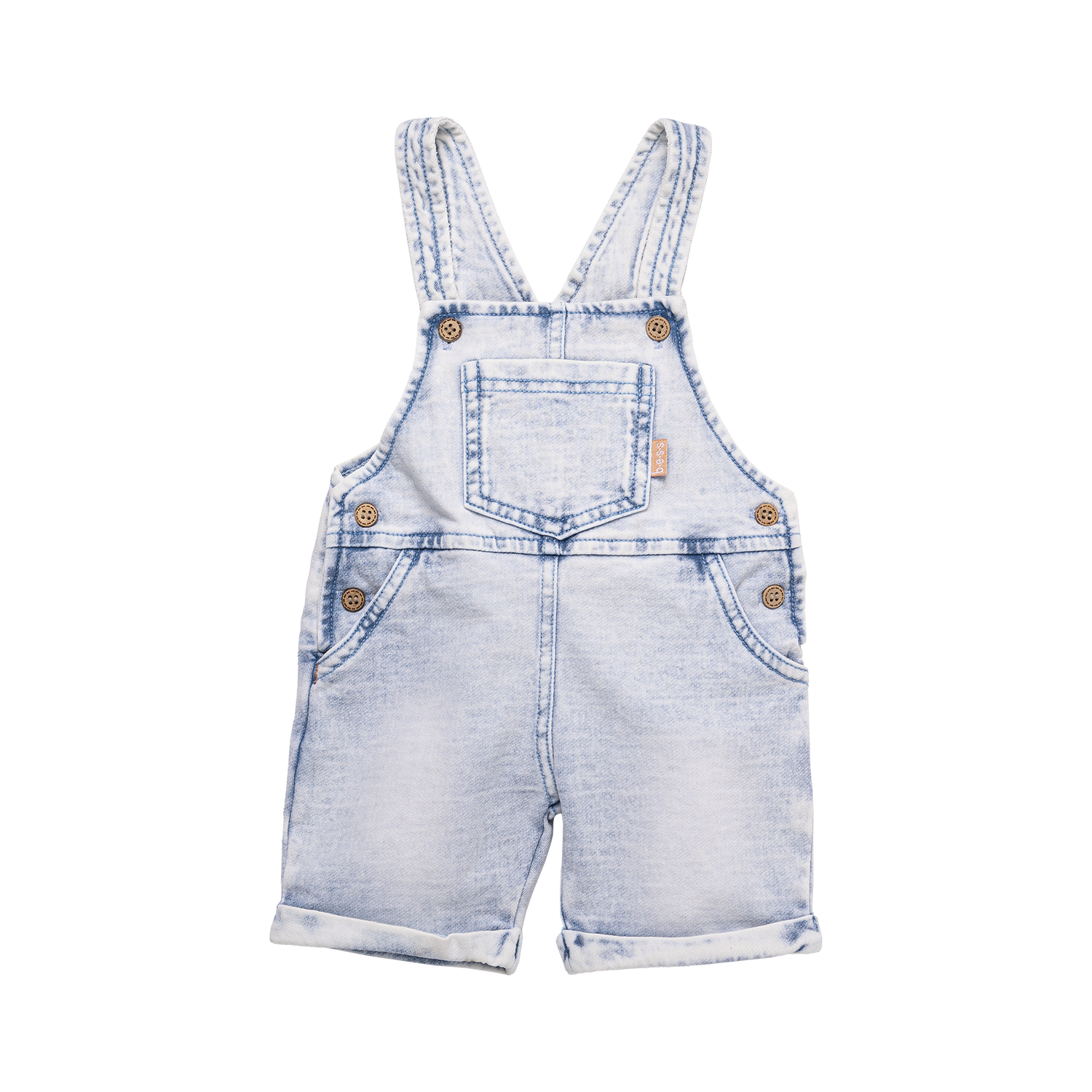 B.E.S.S. Salopette Short Jogdenim