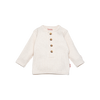B.E.S.S. Shirt Henley Rib - Bubbles & Bo
