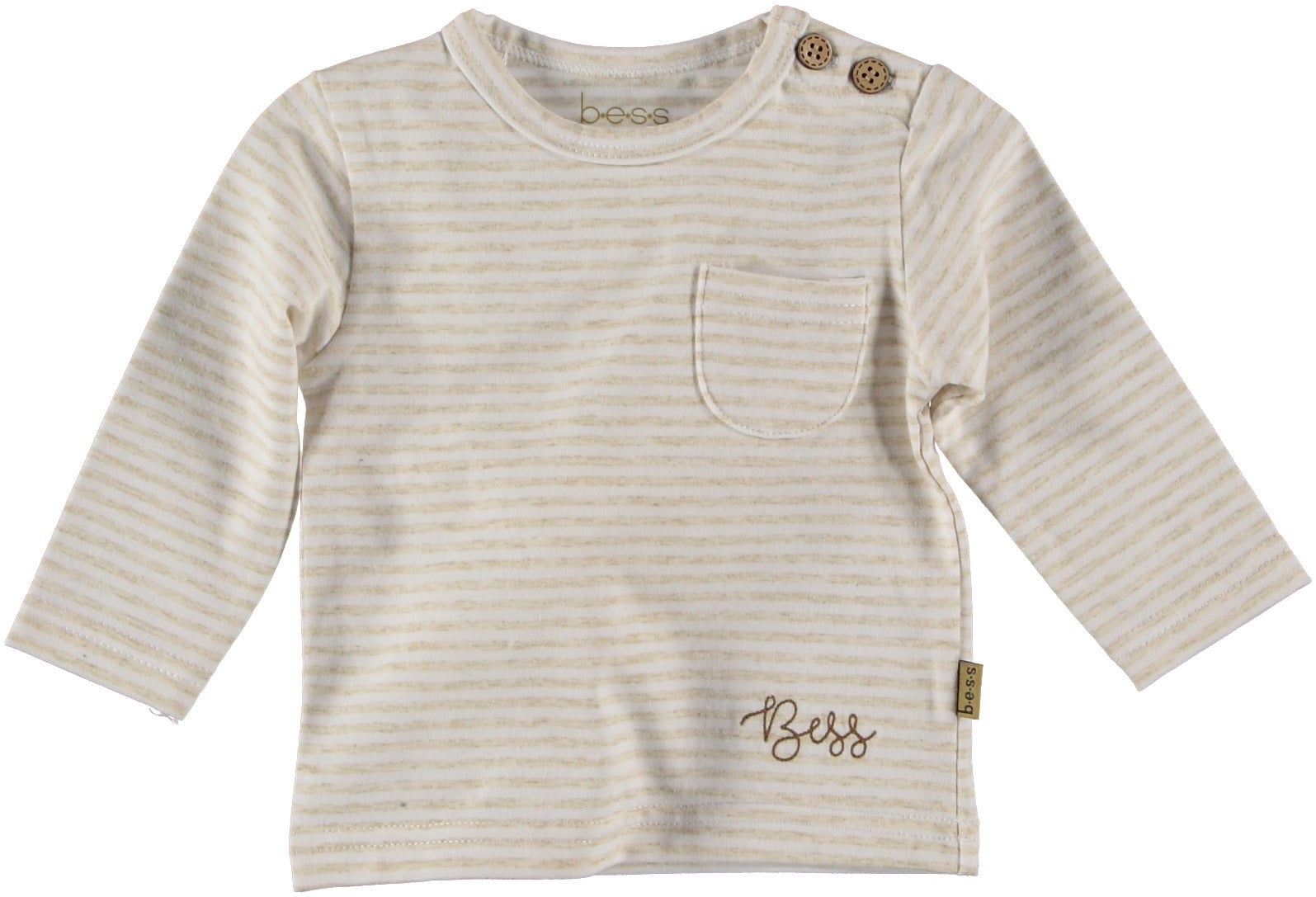 B.E.S.S. Shirt l.sl.Striped