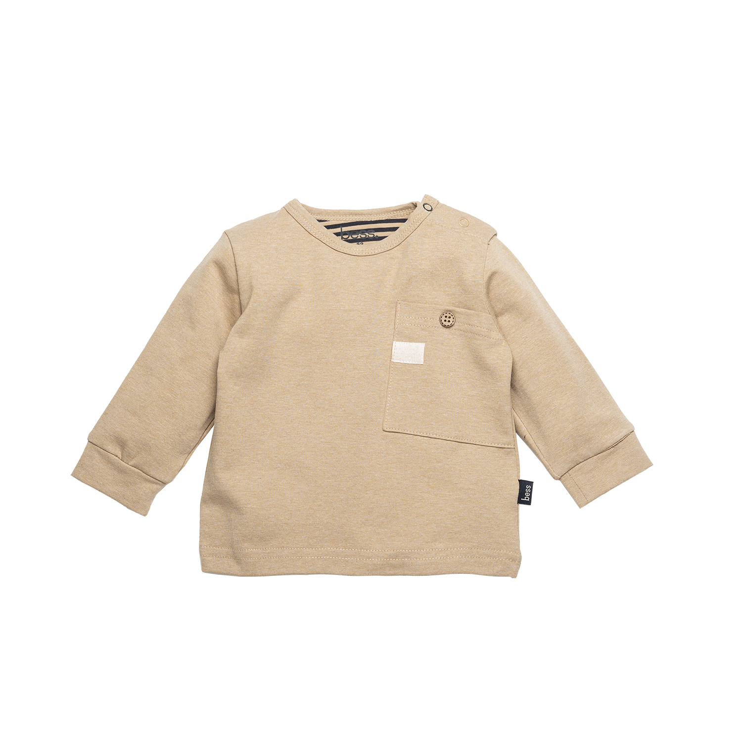 B.E.S.S. Shirt l.sl. Pocket Melange