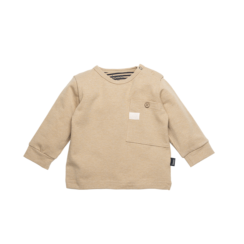 B.E.S.S. Shirt l.sl. Pocket Melange - Bubbles & Bo
