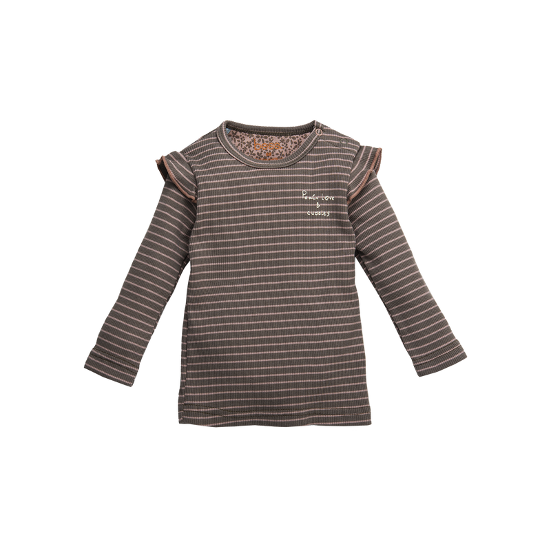 B.E.S.S. Shirt l.sl. Rib Striped - Bubbles & Bo