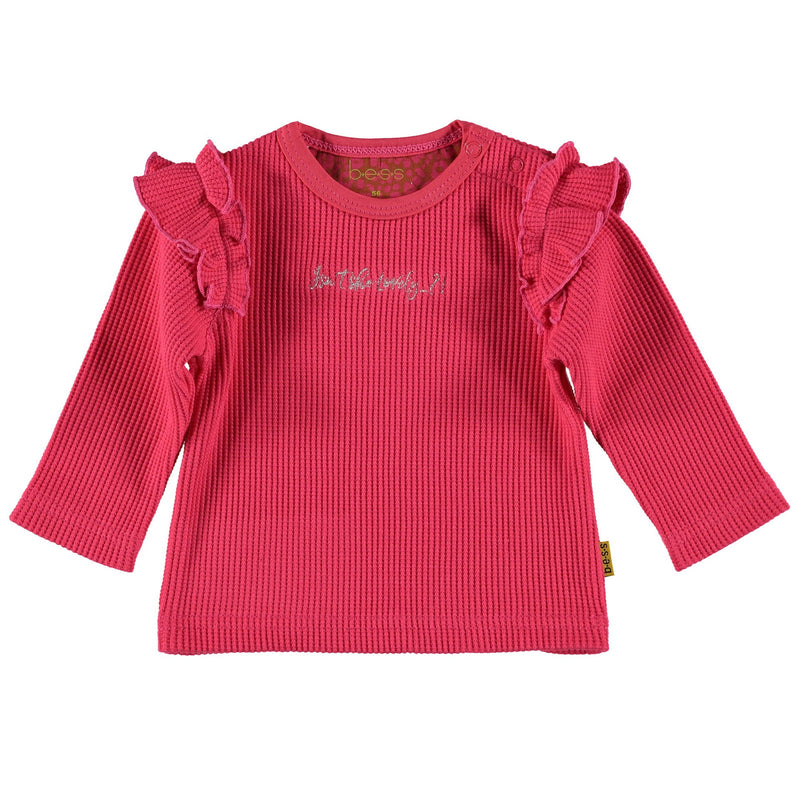 B.E.S.S. Shirt l.sl. Waffle Ruffles - Bubbles & Bo
