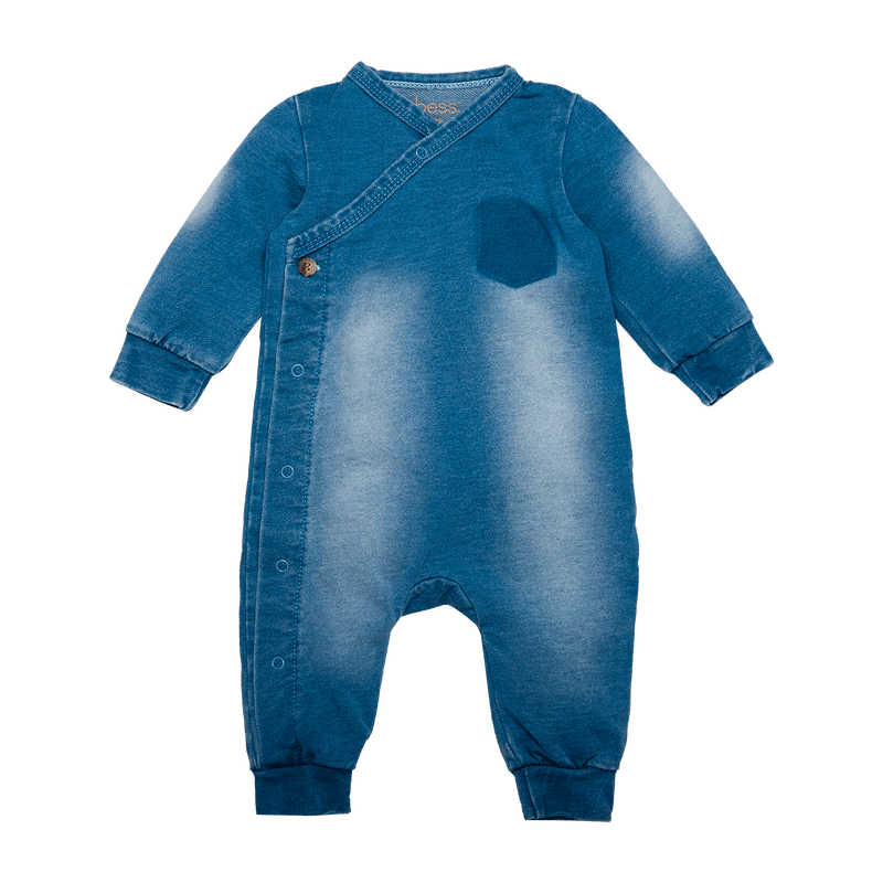 B.E.S.S. Suit Jog Denim - Bubbles & Bo
