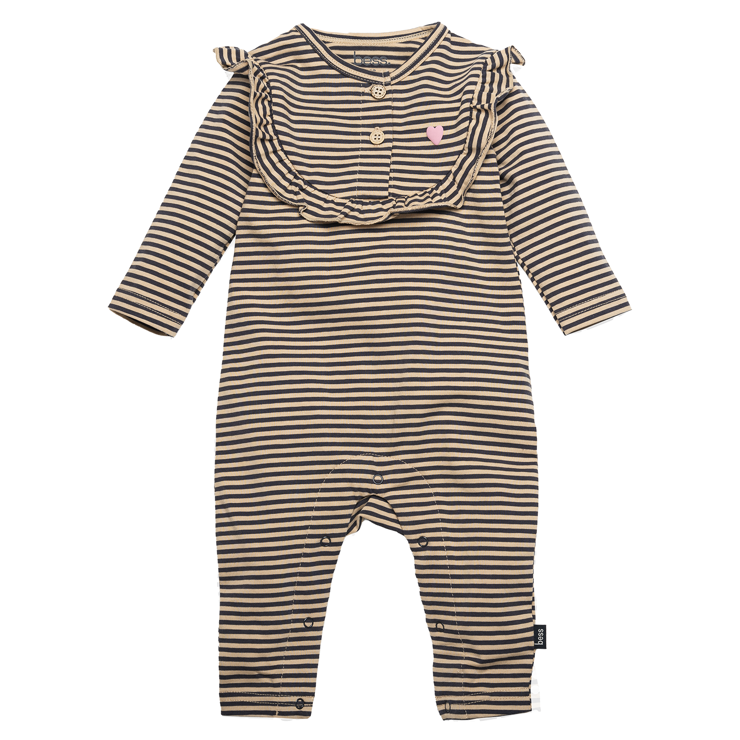 B.E.S.S. Suit Striped Ruffles