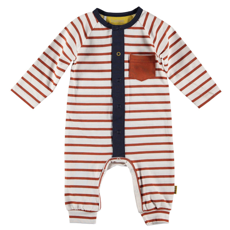 B.E.S.S. Suit Striped with Pocket - Bubbles & Bo