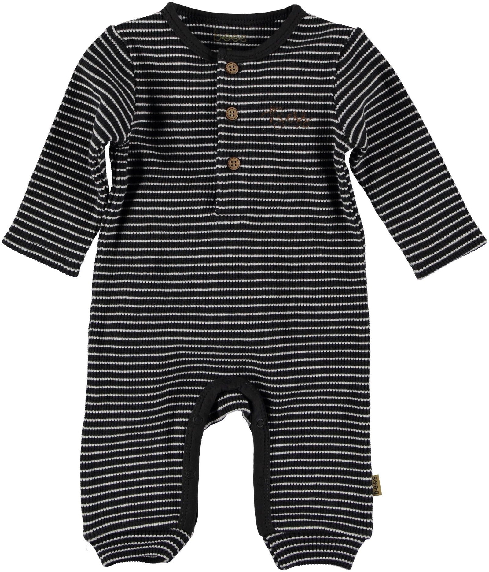 B.E.S.S. Suit l.sl. Striped Henley
