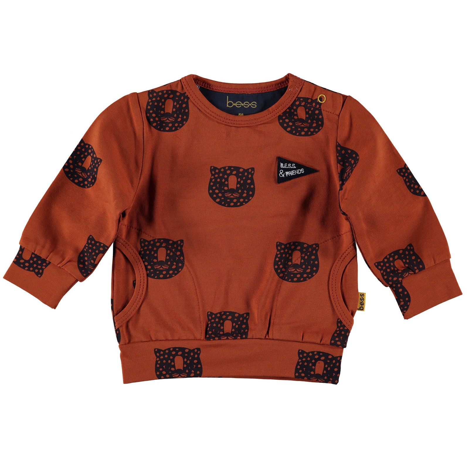 B.E.S.S. Sweater AOP Tiger - Bubbles & Bo