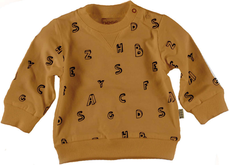 B.E.S.S. Sweater l.sl. Letters - Bubbles & Bo