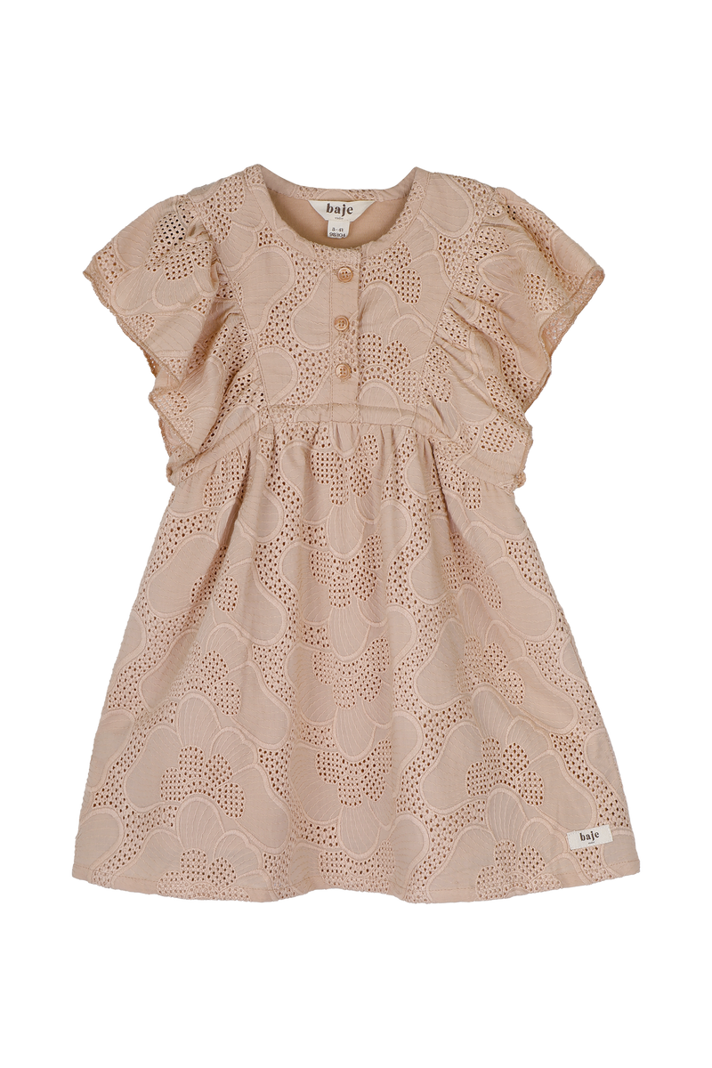 Meisjes Dress SS Mave van Baje Studio in de kleur Rose cafe in maat 134-140.