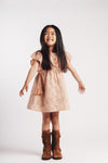 Meisjes Dress SS Mave van Baje Studio in de kleur Rose cafe in maat 134-140.