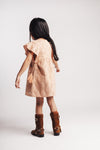 Meisjes Dress SS Mave van Baje Studio in de kleur Rose cafe in maat 134-140.