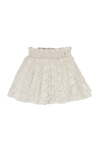 Meisjes Skirt Mira van Baje Studio in de kleur White coconut in maat 134-140.