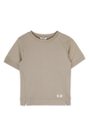 Jongens T-Shirt oversized Vic van Baje Studio in de kleur Taupe cafe in maat 134-140.