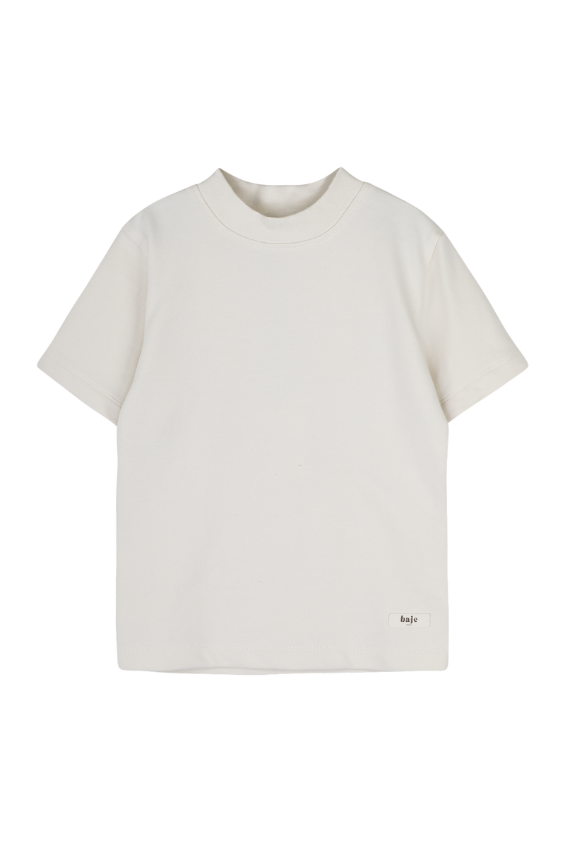 Jongens T-Shirt Leon van Baje Studio in de kleur White coconut in maat 134-140.