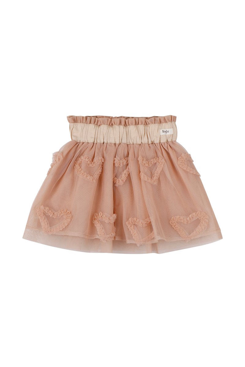 Meisjes Tule Skirt Cedeira van Baje Studio in de kleur Rose cafe in maat 134-140.