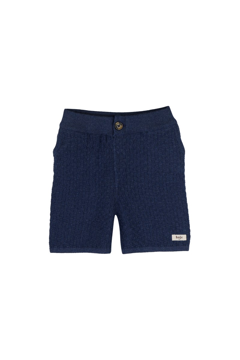 Jongens Shorts Mozi van Baje Studio in de kleur Blue dark in maat 134-140.