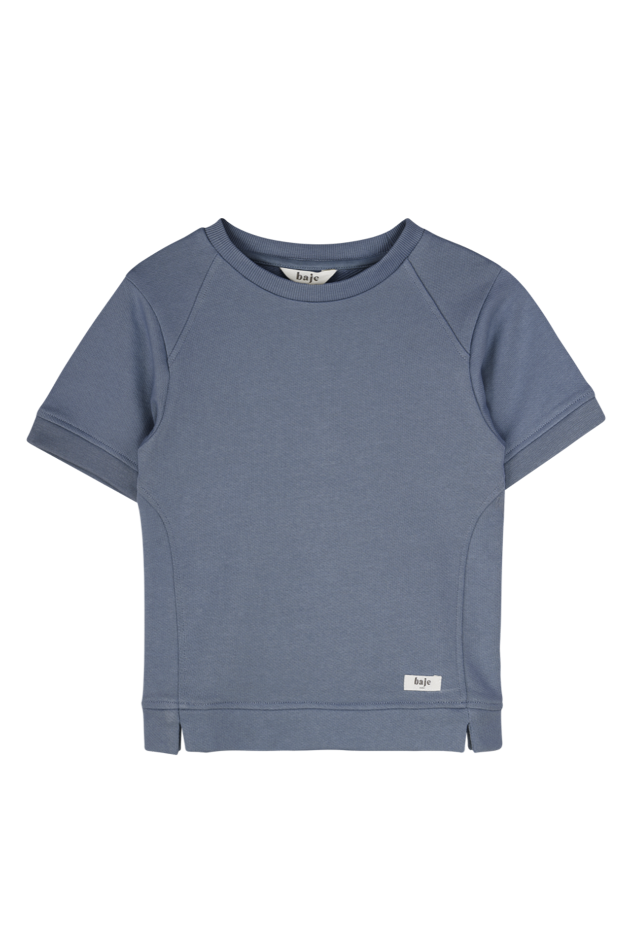 Jongens T-Shirt oversized Mylo van Baje Studio in de kleur Blue stone in maat 134-140.