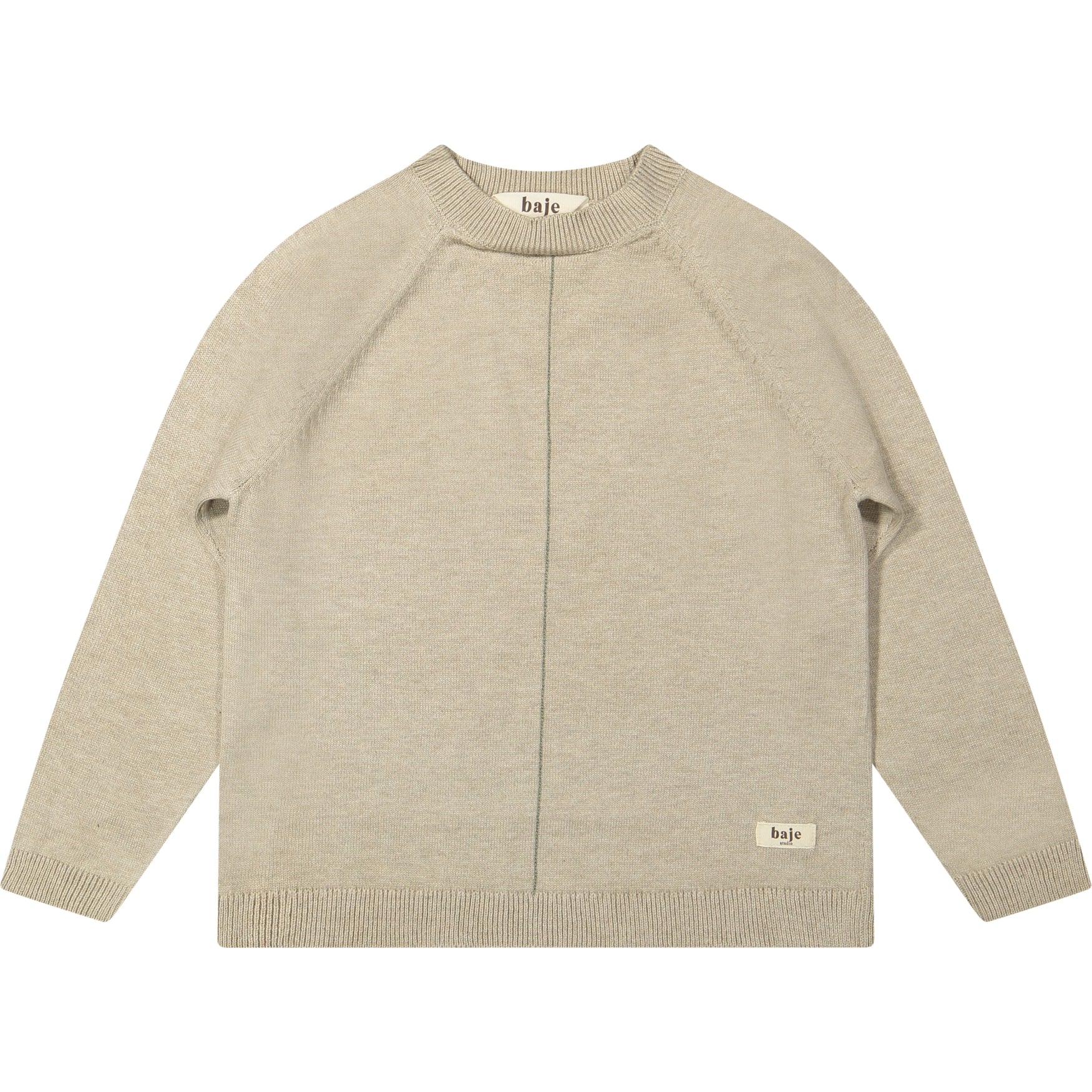 Jongens Longsleeve Orbe van Baje Studio in de kleur Sand desert in maat 134-140.