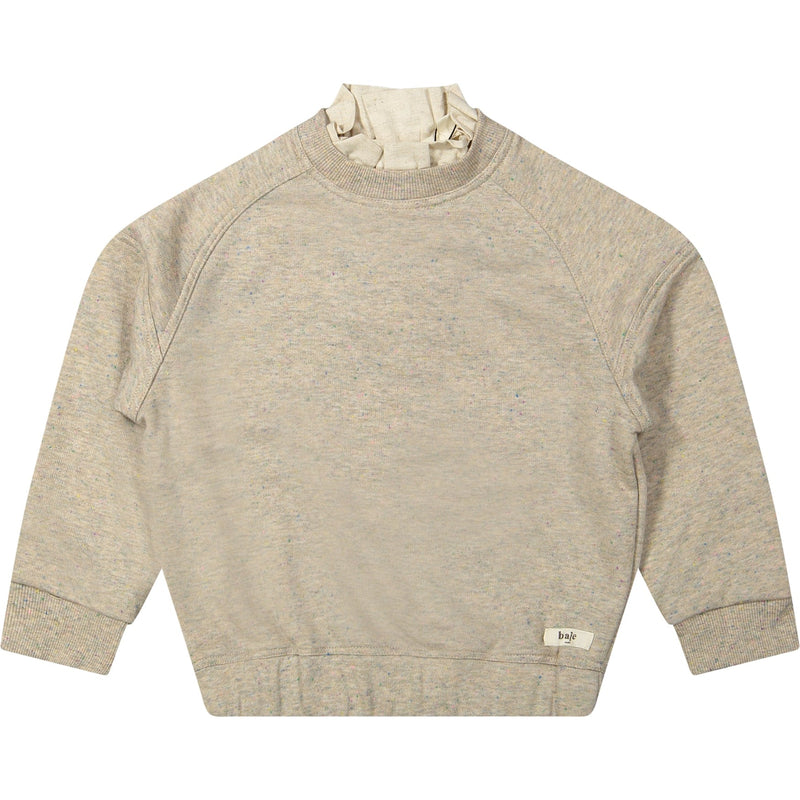 Meisjes Sweater Noville van Baje Studio in de kleur Sand melange multicolor in maat 134-140.