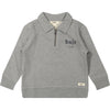 Jongens Sweater Morlon van Baje Studio in de kleur Grey melange multicolor in maat 134-140.