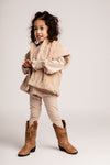 Meisjes Gilet Rossa van Baje Studio in de kleur Sand desert in maat 134-140.