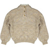 Meisjes Sweater Knitwear Velan van Baje Studio in de kleur Sand melange multicolor in maat 134-140.