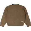 Meisjes Sweater Knitwear Cevio van Baje Studio in de kleur Brown cacao in maat 134-140.