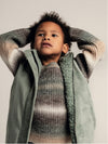 Jongens Sweater Knitwear Bern van Baje Studio in de kleur Grey melange multicolor in maat 134-140.