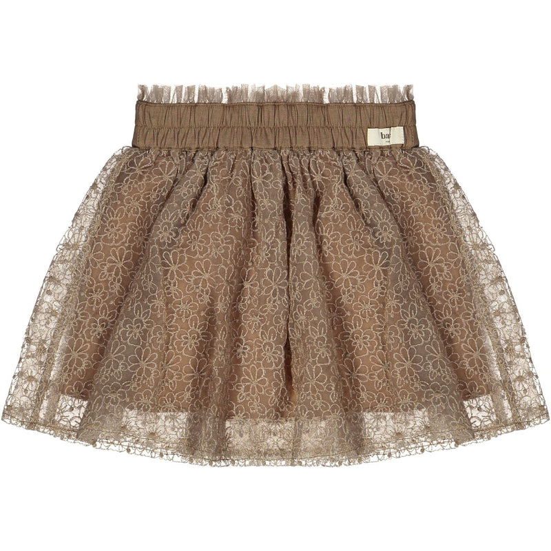 Meisjes Skirt Short Fey van Baje Studio in de kleur Brown cacao in maat 134-140.