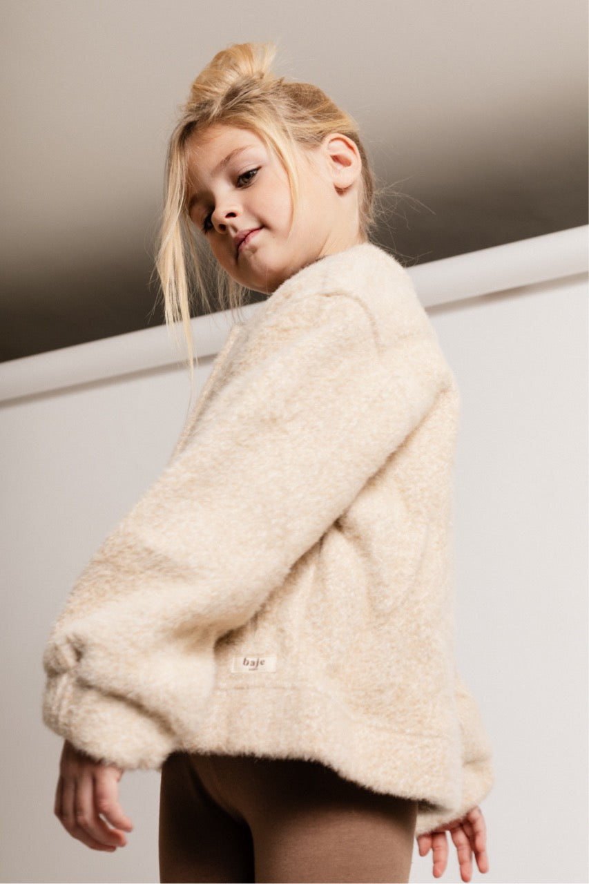 Meisjes Jacket indoor Sainte van Baje Studio in de kleur Sand desert in maat 134-140.