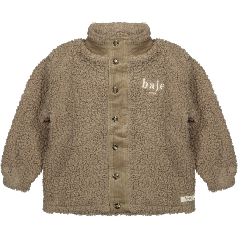 Unisexs Jacket indoor Rances van  in de kleur Brown cacao in maat 134-140.