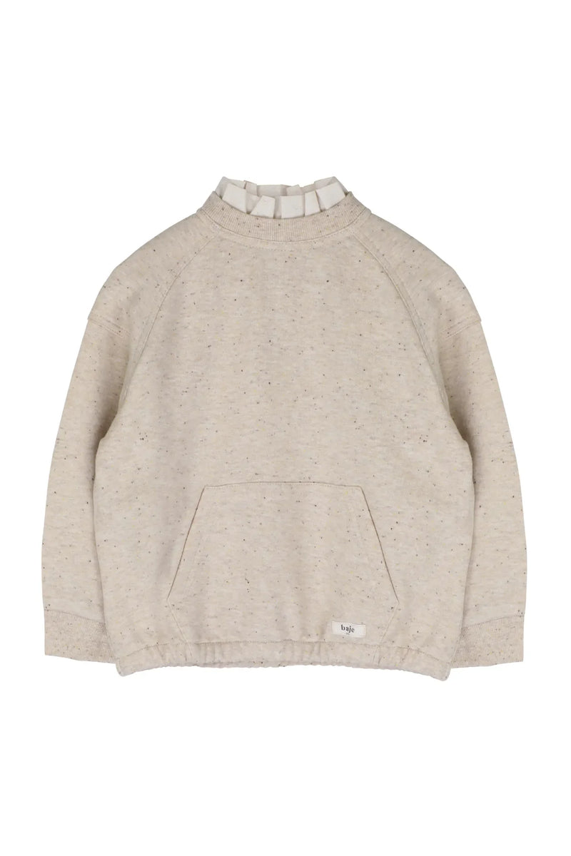 Meisjes Sweater Noile van Baje Studio in de kleur Beige in maat 134-140.