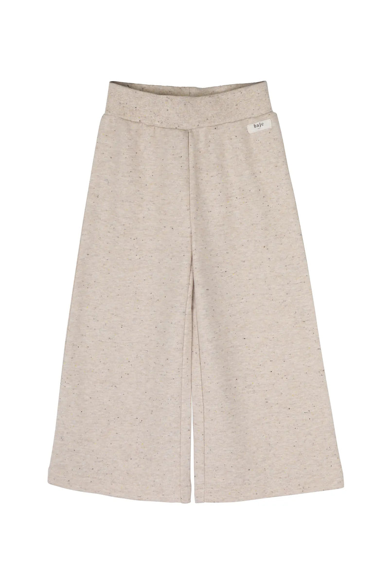 Meisjes Trousers wide leg Vieve van Baje Studio in de kleur Beige in maat 134-140.
