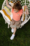 Meisjes Dress BABSQS241 van Quapi in de kleur AOP Green Graphic in maat 122-128.