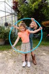 Meisjes Dress BABSQS241 van Quapi in de kleur AOP Green Graphic in maat 122-128.