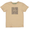 Jongens Shortsleeve BARANQS241 van Quapi in de kleur Sand in maat 122-128.
