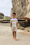 Jongens Shortsleeve BARTJEQS243 van Quapi in de kleur White in maat 122-128.