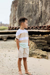Jongens Shortsleeve BARTJEQS243 van Quapi in de kleur White in maat 122-128.