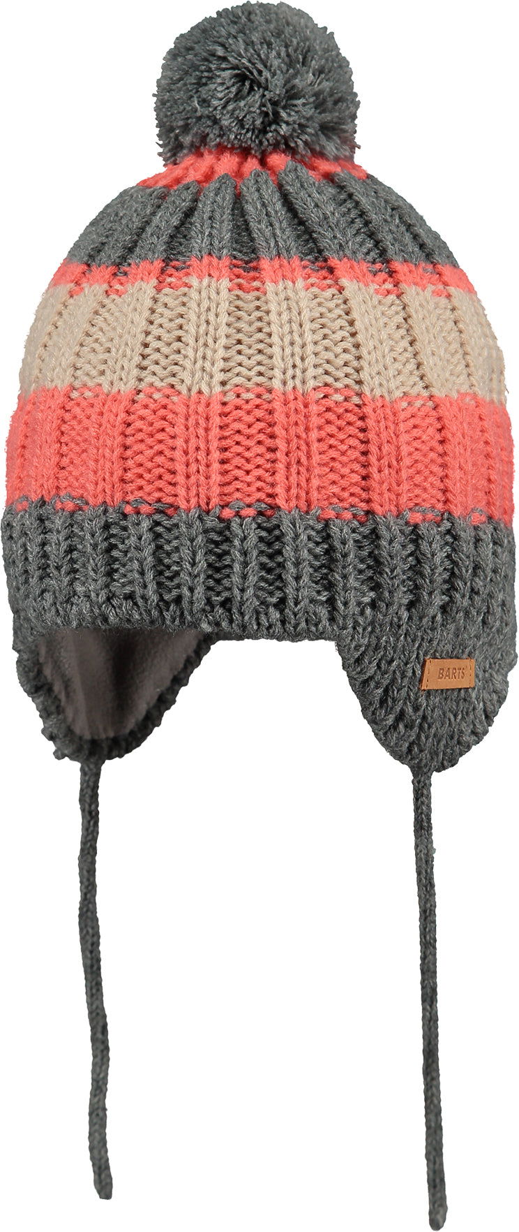 BARTS Jaidyn Pom Beanie Heather Grey