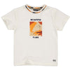 Jongens Shortsleeve BARTUQS242 van Quapi in de kleur Off White in maat 122-128.