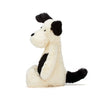 Jellycat Bashful Black & Cream Puppy medium
