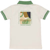 Jongens Shortsleeve Polo BAUKEQS241 van Quapi in de kleur White Cream in maat 122-128.