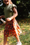 Meisjes Shortsleeve BELIZEQS241 van Quapi in de kleur Cedar Green in maat 122-128.